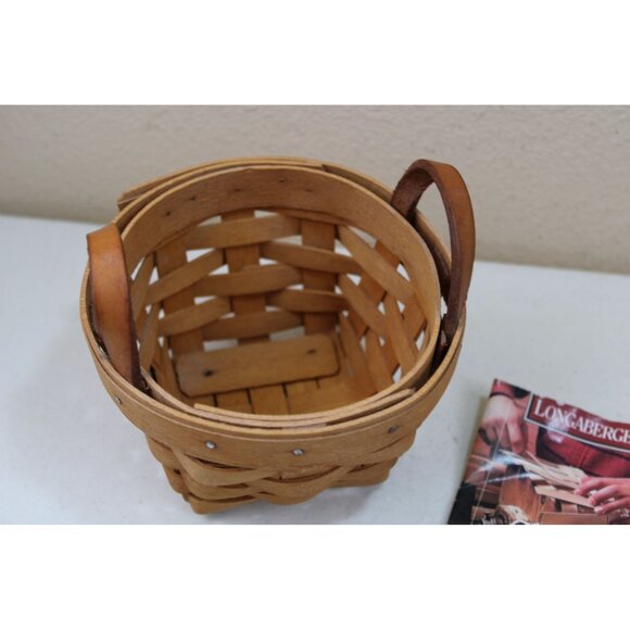 1996 Longaberger Thyme booking Basket 19003 93594 - Picture 3 of 5